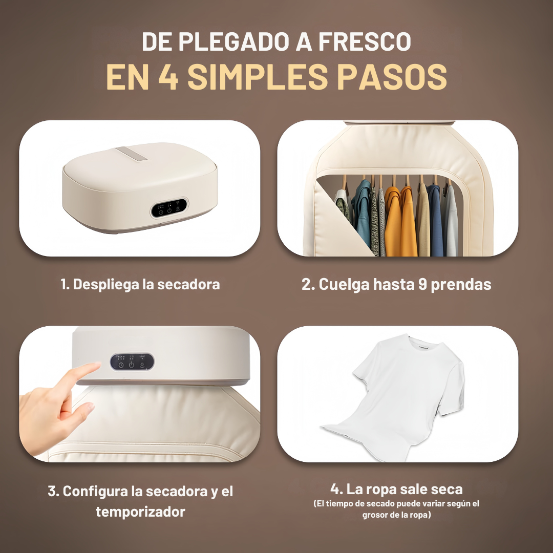 DryBox Pro® – Secadora de Ropa Portátil & Plegable